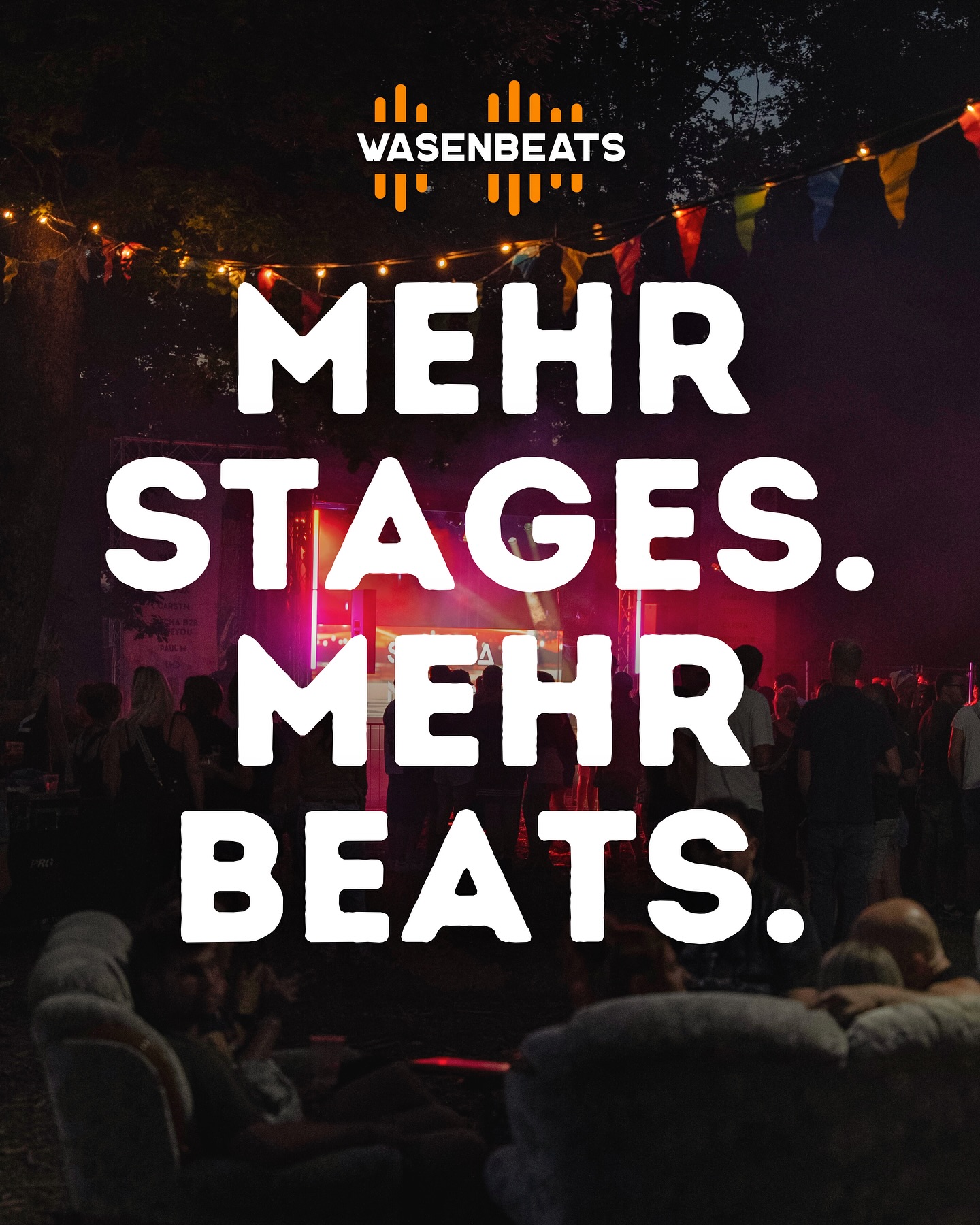 𝟮𝟬𝟮𝟲 𝗵𝗮𝘁 𝗺𝗲𝗵𝗿. 🚀

Mehr Stages, Beats, Artists, Erinnerungen, Gänsehaut, Sommervibes, Sound, Energie, Momente, Gefühle, Highlights, Bass, Emotion.

𝟮𝟬𝟮𝟲 𝗵𝗮𝘁 𝗺𝗲𝗵𝗿 𝗪𝗔𝗦𝗘𝗡𝗕𝗘𝗔𝗧𝗦. ✨

🗓️ 4. Juli 2026
📍 Sauwasen, Püttlingen
🎫 Earlybeats erhältlich ab 𝟳. 𝗡𝗼𝘃𝗲𝗺𝗯𝗲𝗿 ⏳

#Wasenbeats2026 #FestivalVibes #more