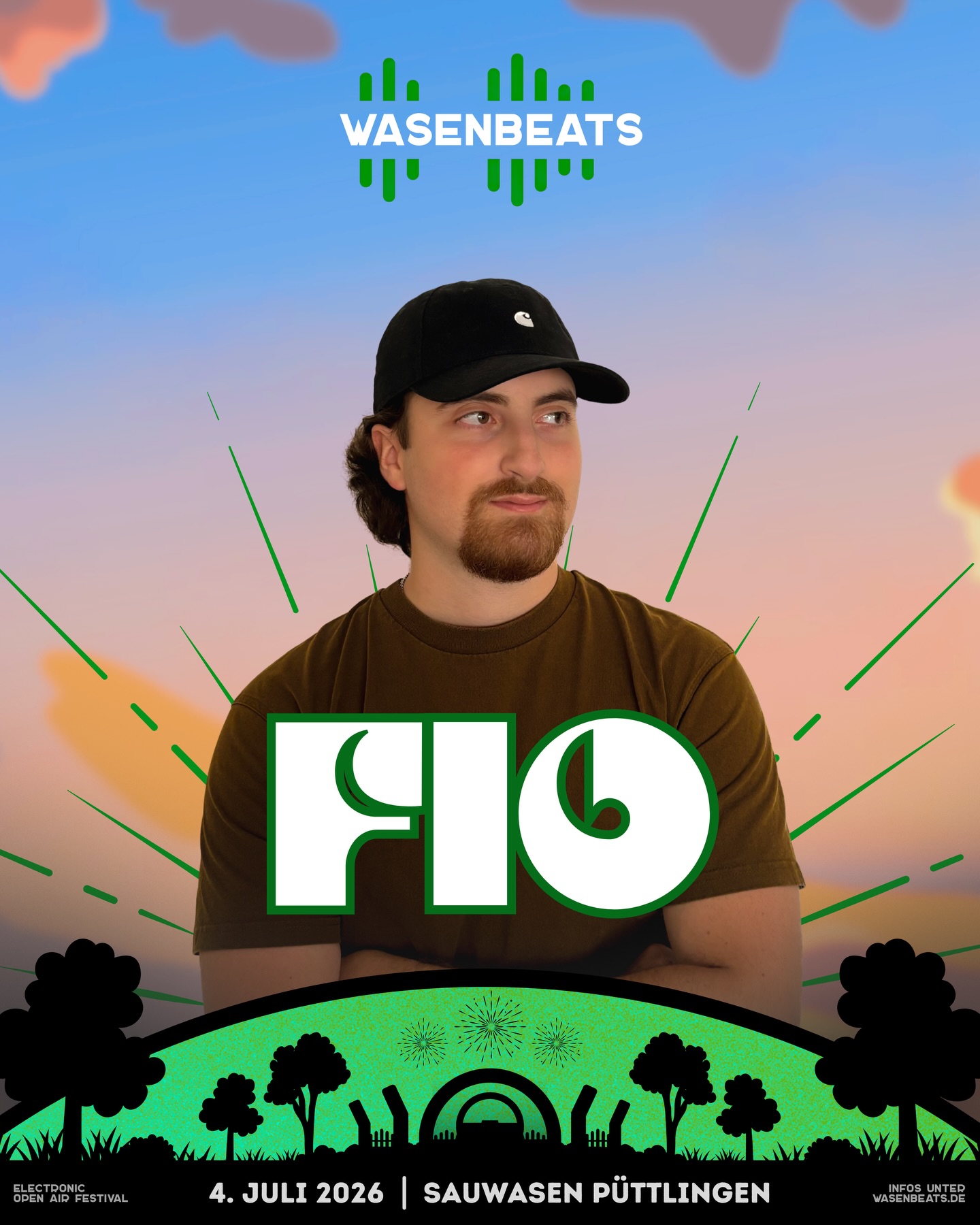 𝗟𝗜𝗡𝗘-𝗨𝗣 🚀

Wir starten Phase 3 des Line-Ups mit einer Ladung Summer Vibes ☀️

💥 𝗙𝗜𝗢 💥

Geprägt durch erste Auftritte auf privaten Veranstaltungen dürfen wir FIO an den Decks begrüßen - ein echter Newcomer aus der Region ✨

Mit treibendem House sorgt er für echte Rooftop Summer Vibes - perfekt, um mit euch in den Sommer zu feiern.

@mrc.fiore 🔥

🗓️ 4. Juli 2026
📍 Sauwasen, Püttlingen 
🎫 wasenbeats.de

#wasenbeats #festival #event #lineup