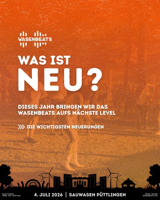 Ready für das nächste Level? 🚀

Dieses Jahr drehen wir komplett auf. Neue & größere Mainstage. Mehr Platz. Viele Überraschungen und noch mehr Highlights 👀

Seid ihr ready? 🔥

🚀 EDM | Hardstyle | House | Techno
🔥 3 Stages | 36 Artists
🗓️ 4. Juli 2026
📍 Sauwasen, Püttlingen
🎫 wasenbeats.de

#wasenbeats #festival #event #summer