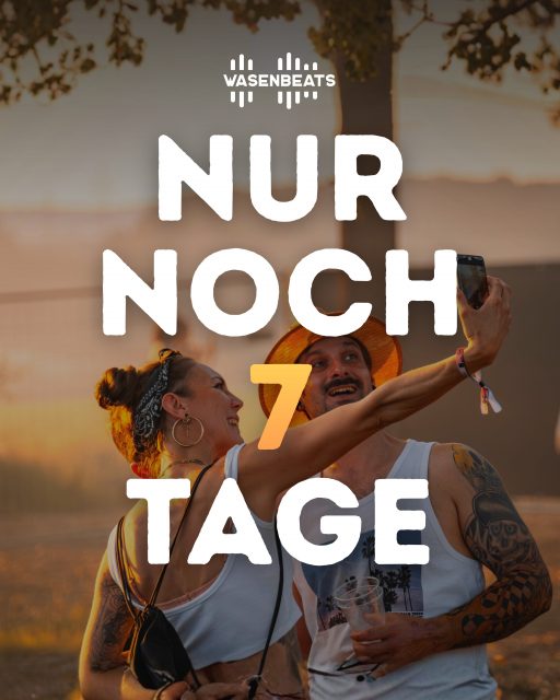 Nur noch eine Woche 🤩

Bald heißt es wieder: Sommer, Sonne, Beats ☀️

🚀 EDM | Hardstyle | House | Techno
🔥 3 Stages | 36 Artists
🗓️ 4. Juli 2026
📍 Sauwasen, Püttlingen 
🎫 wasenbeats.de

#wasenbeats #festival #event #soon