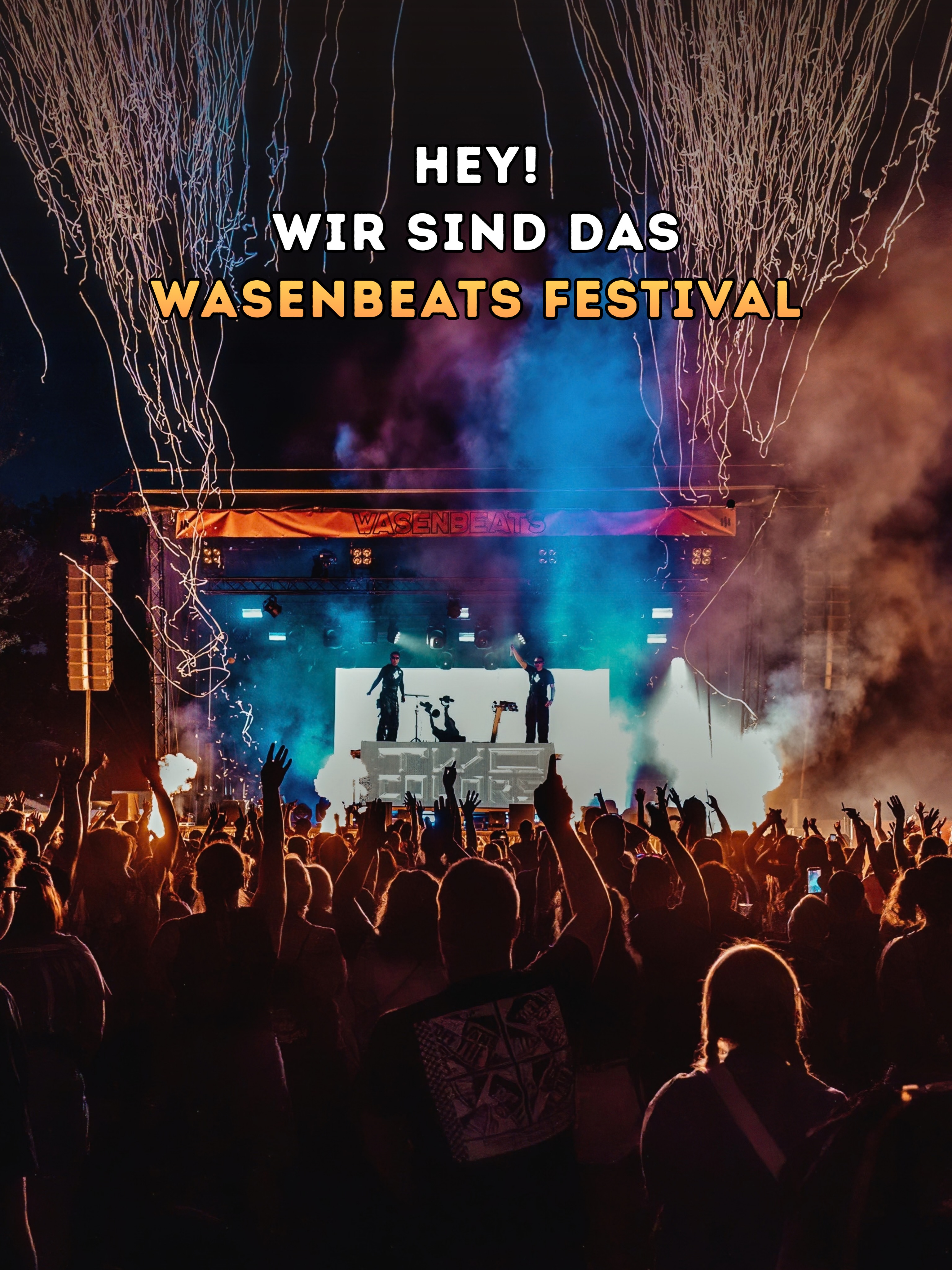 Schön, dass ihr da seid 💛

Für alle Neuen unter euch möchten wir uns kurz noch einmal vorstellen, damit ihr uns besser kennenlernt ✨

Vielleicht sehen wir uns ja schon bald auf dem Festivalgelände ☀️

🚀 EDM | Hardstyle | House | Techno
📆 10.07.2027
🔥 Sauwasen, Püttlingen
🎫 Tickets unter wasenbeats.de

wasenbeats #festival #event #summer